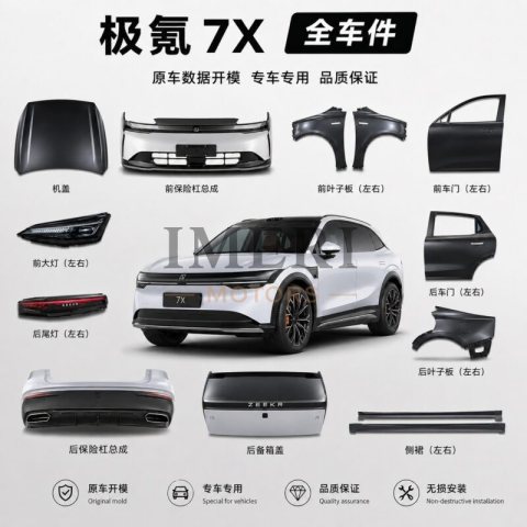 ZEEKR 7X Full Car Parts - Wholesale Supplier Toyota BZ3