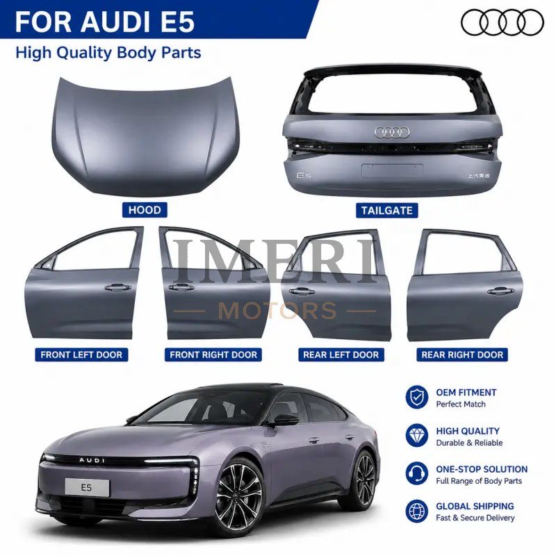 Sportback Full Body Panels - 4 Doors + Front Hood + Rear Tailgate - Audi E5