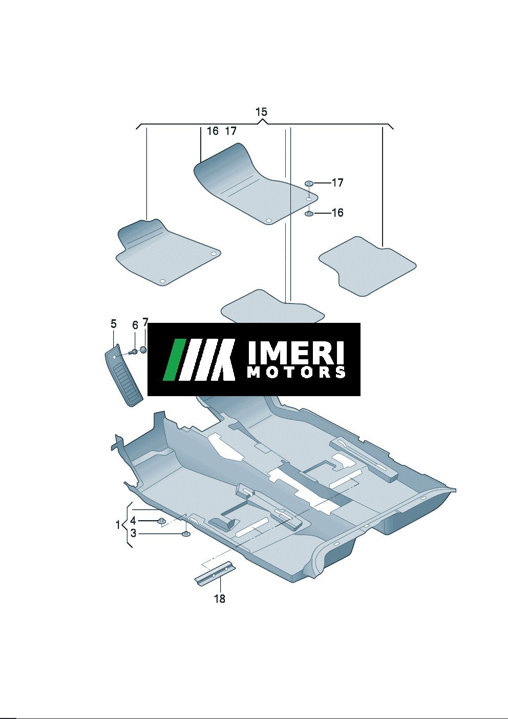 Floor Mat - Audi A7L