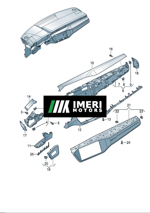 4KG857735 Bracket Audi A7L
