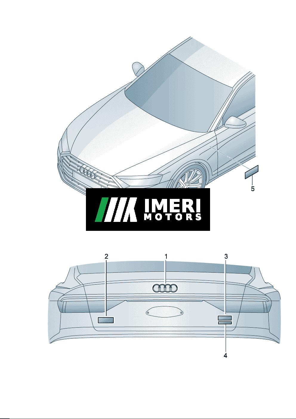 4KG853742A AUDI Characters - Audi A7L