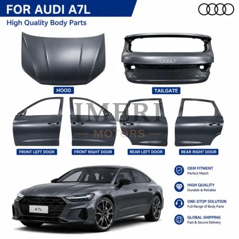 Full Body Panels - 4 Doors + Front Hood + Rear Tailgate Audi A7L