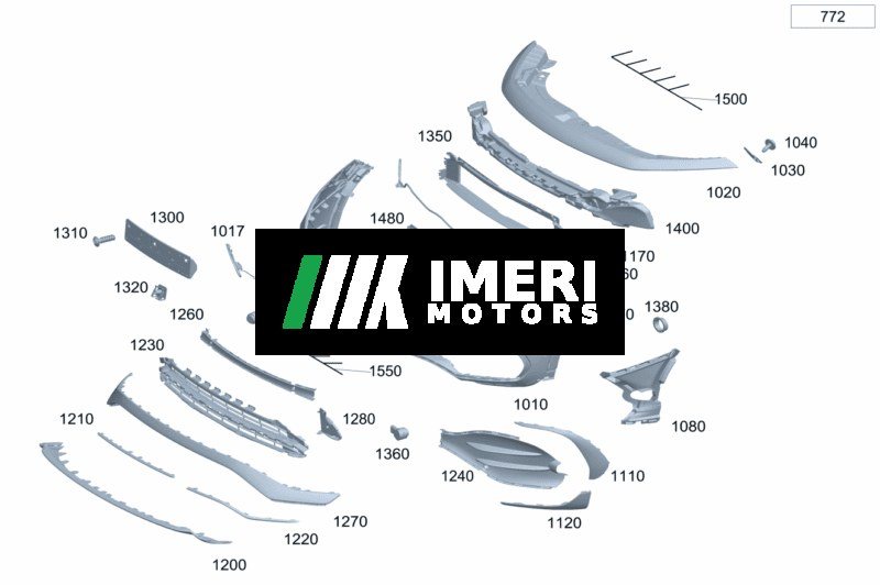 Bumper trim lower part - Mercedes-Benz EQB 260