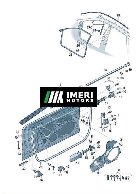 4KG831051 4KG831052 Door Audi A7L