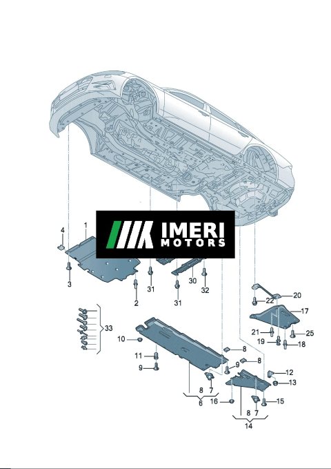 4KG863821 Shock absorber plate Audi A7L