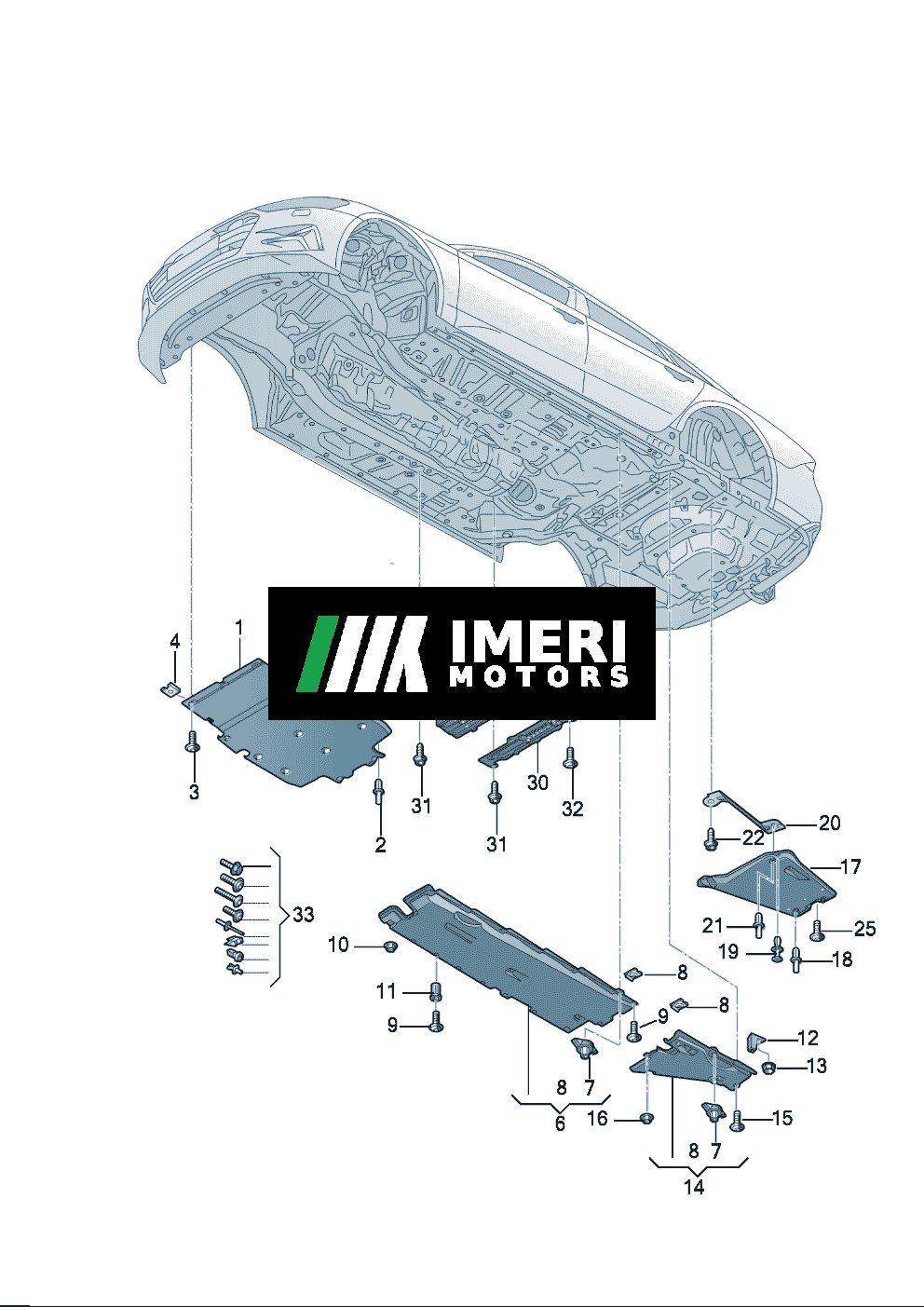 Shock absorber plate - Audi A7L