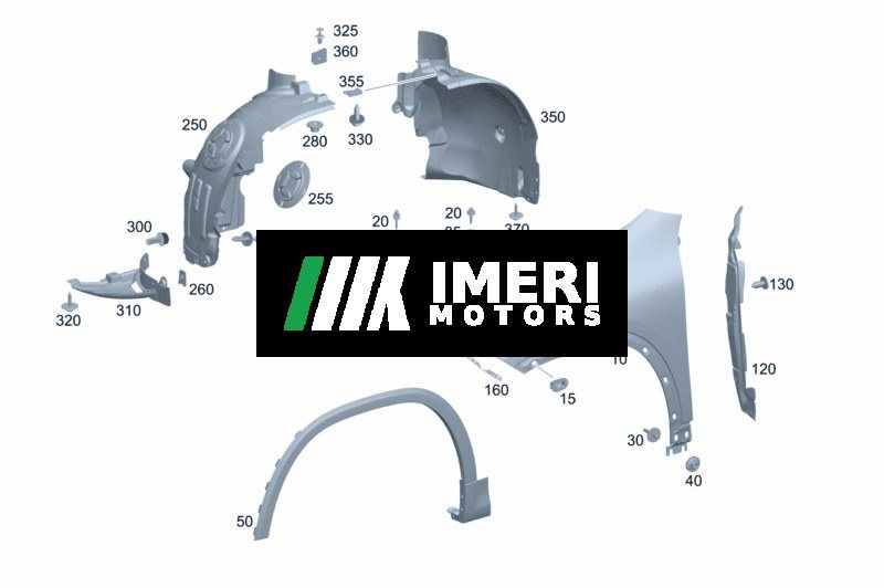 Front fender Left Front fender The right side is - Mercedes EQA260