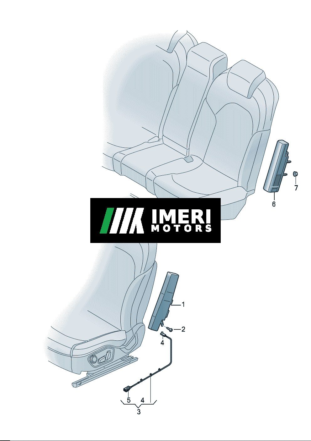 Side airbag unit - Audi Q5e tron