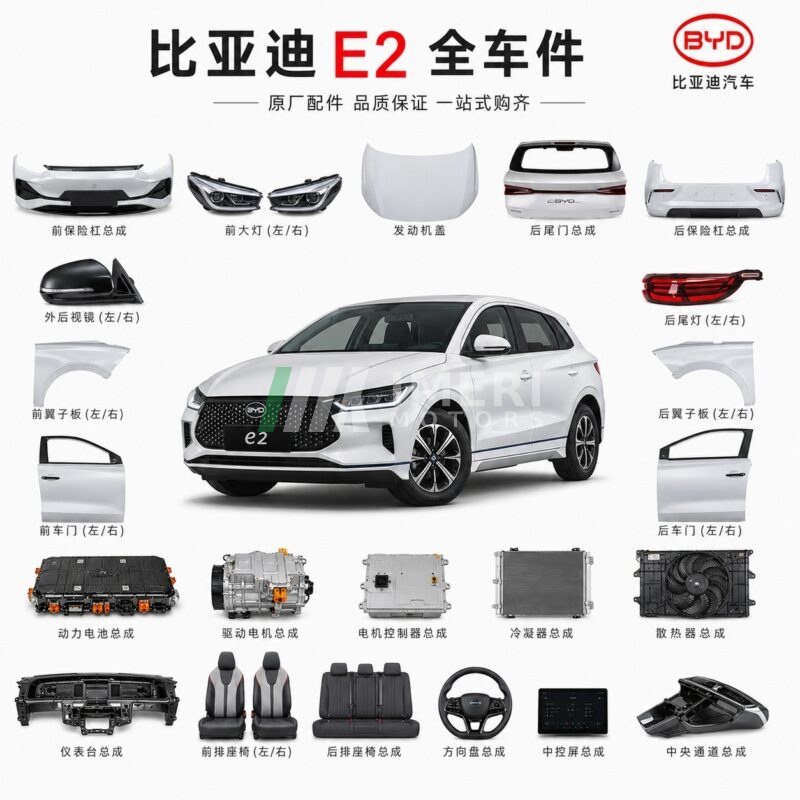 BYD E2 Full Car Parts - Wholesale Supplier