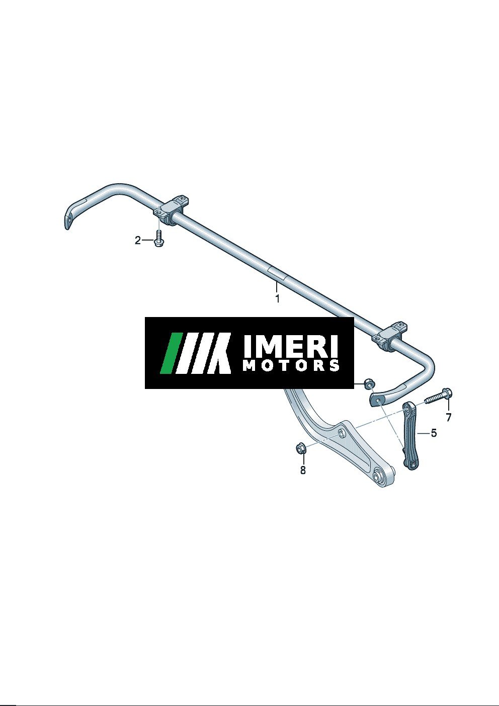 1ED511305B stabilizer bar - Audi Q5e tron