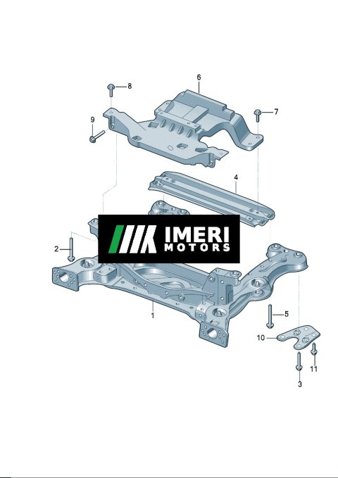 1ED199315C Crew Bracket Audi Q5e tron
