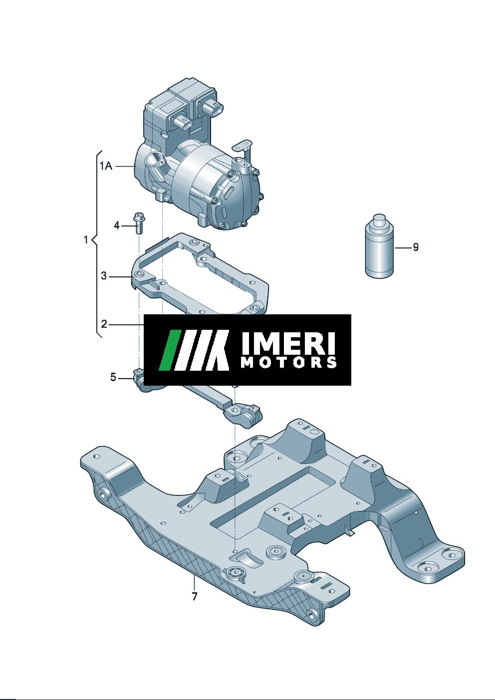 1ED816797A air conditioning compressor - Audi Q5e tron