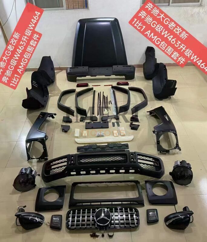 Mercedes-Benz modified parts 1:1 upgrade Mercedes-Benz G-Class W463 upgrade W464 - Mercedes modification