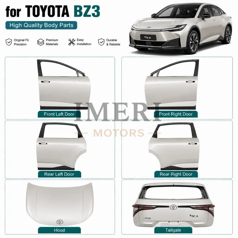 Full Body Panels - 4 Doors + Front Hood + Rear Tailgate - Toyota bZ3