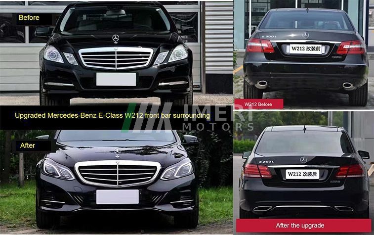 W212 Early changed to Late - Mercedes modification
