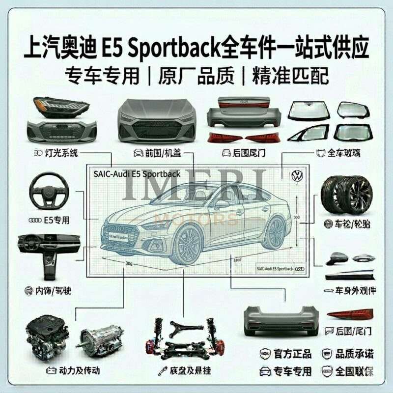 Audi E5 Sportback Full Series Auto Parts - One-stop Supply