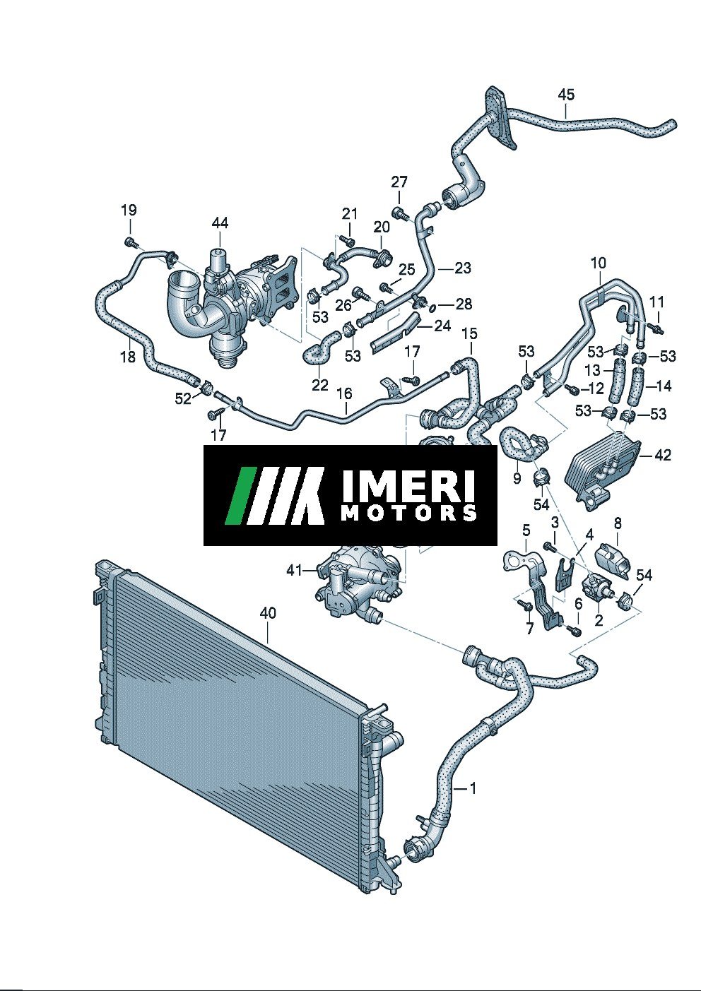 Coolant Hose - Audi A7L