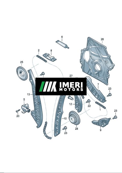 06K109158CB Timing Chain Audi A7L