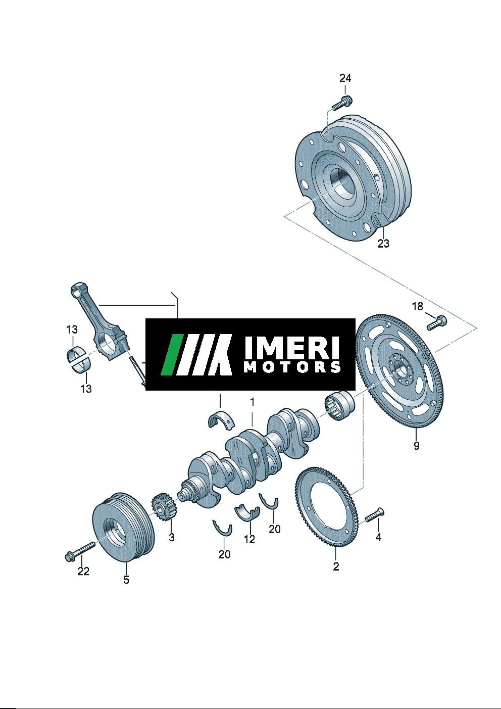 Crankshaft - Audi A7L