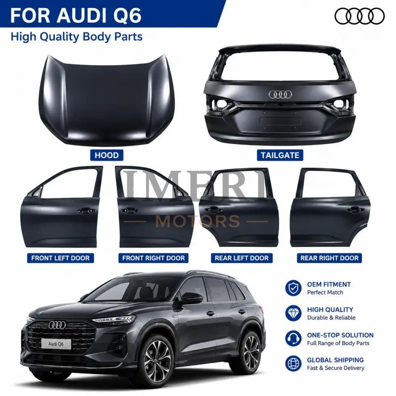 Full Body Panels - 4 Doors + Front Hood + Rear Tailgate - Audi Q6