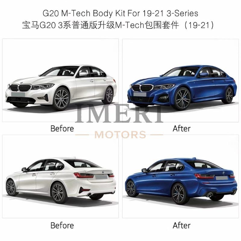 Series Standard to M-Tech Package Upgrade Kit (19-21) - BMW G20 3 - 2