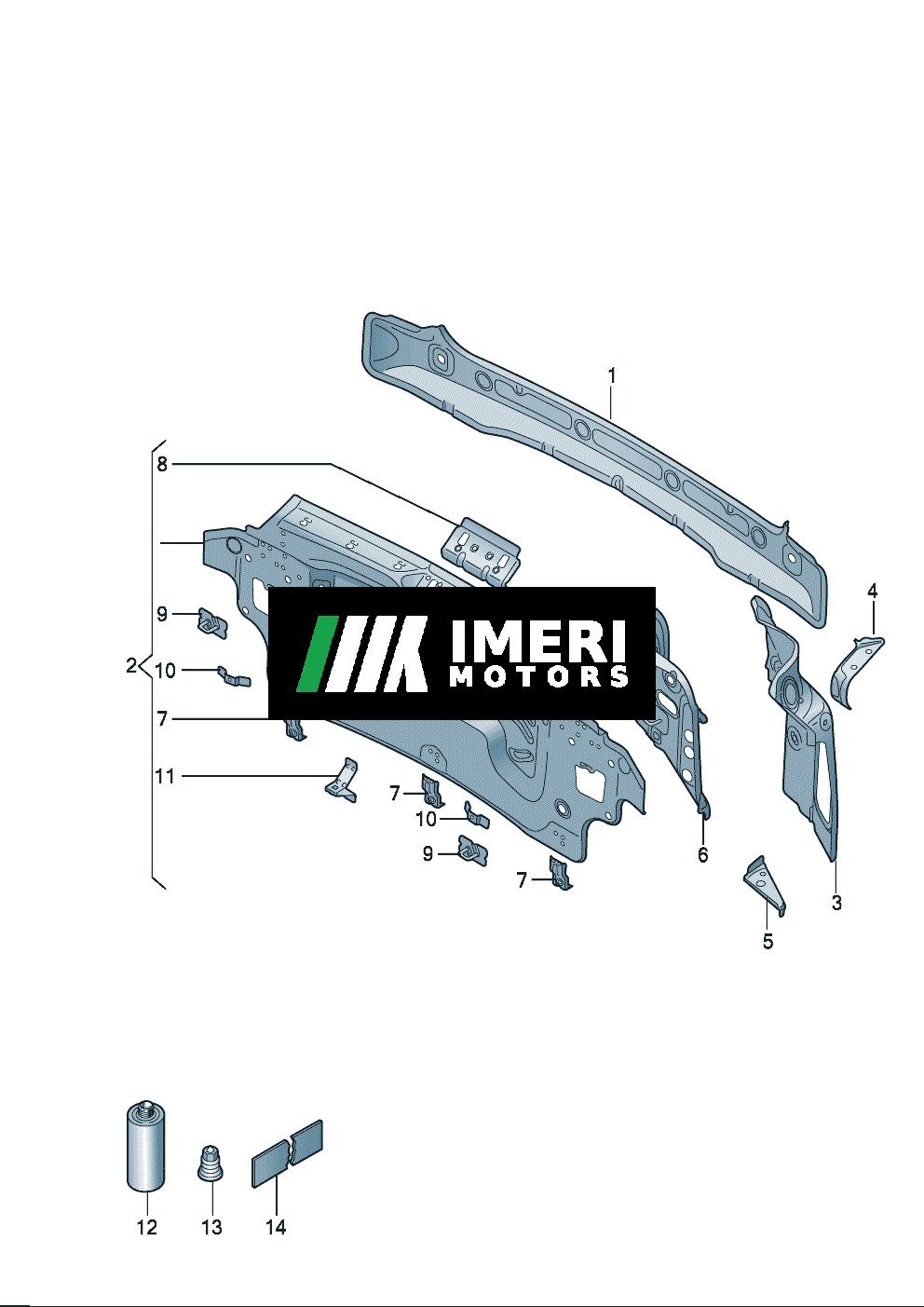 10A813309-Rear End Panel