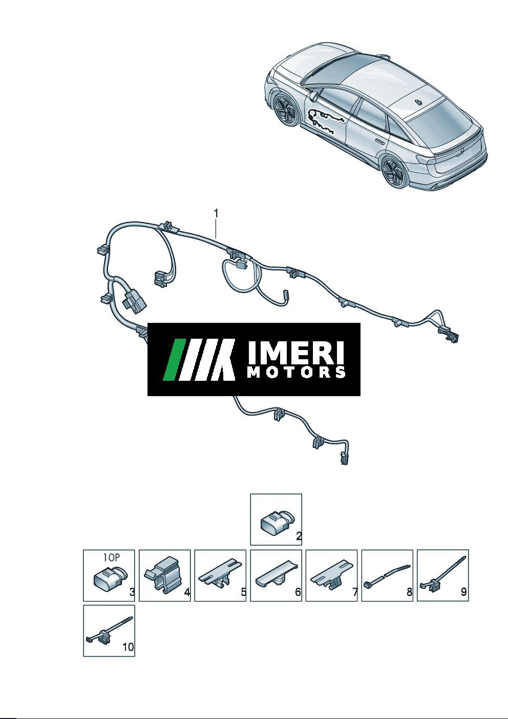 Door Trim Panel Wiring Harness