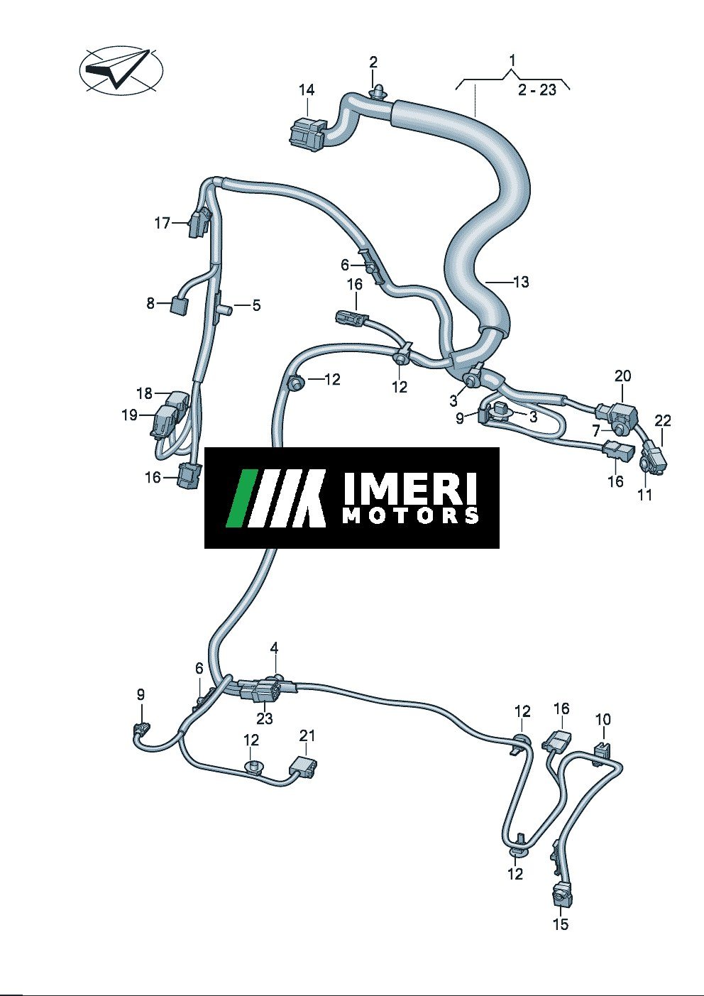 Seat Track Wiring Harness - Volkswagen ID7