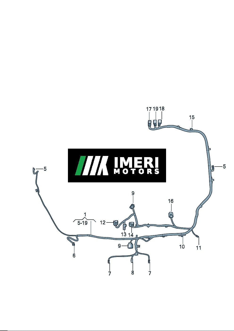 Tailgate Wiring Harness - Volkswagen ID7