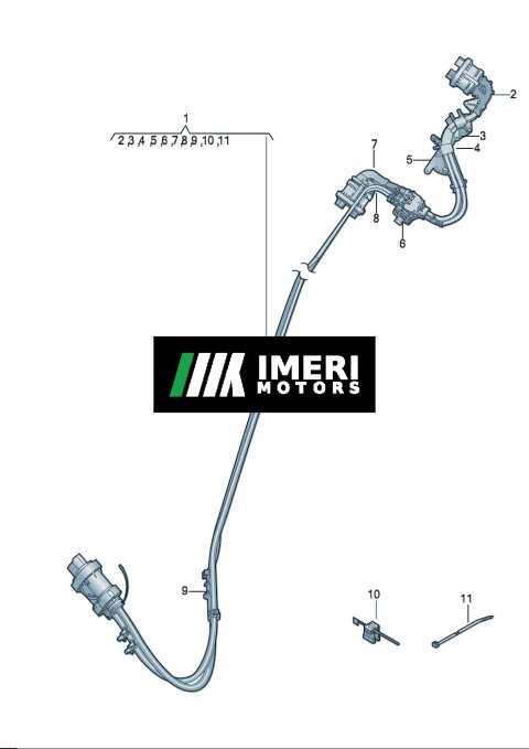 1EA971896 Cable Conduit Volkswagen ID7