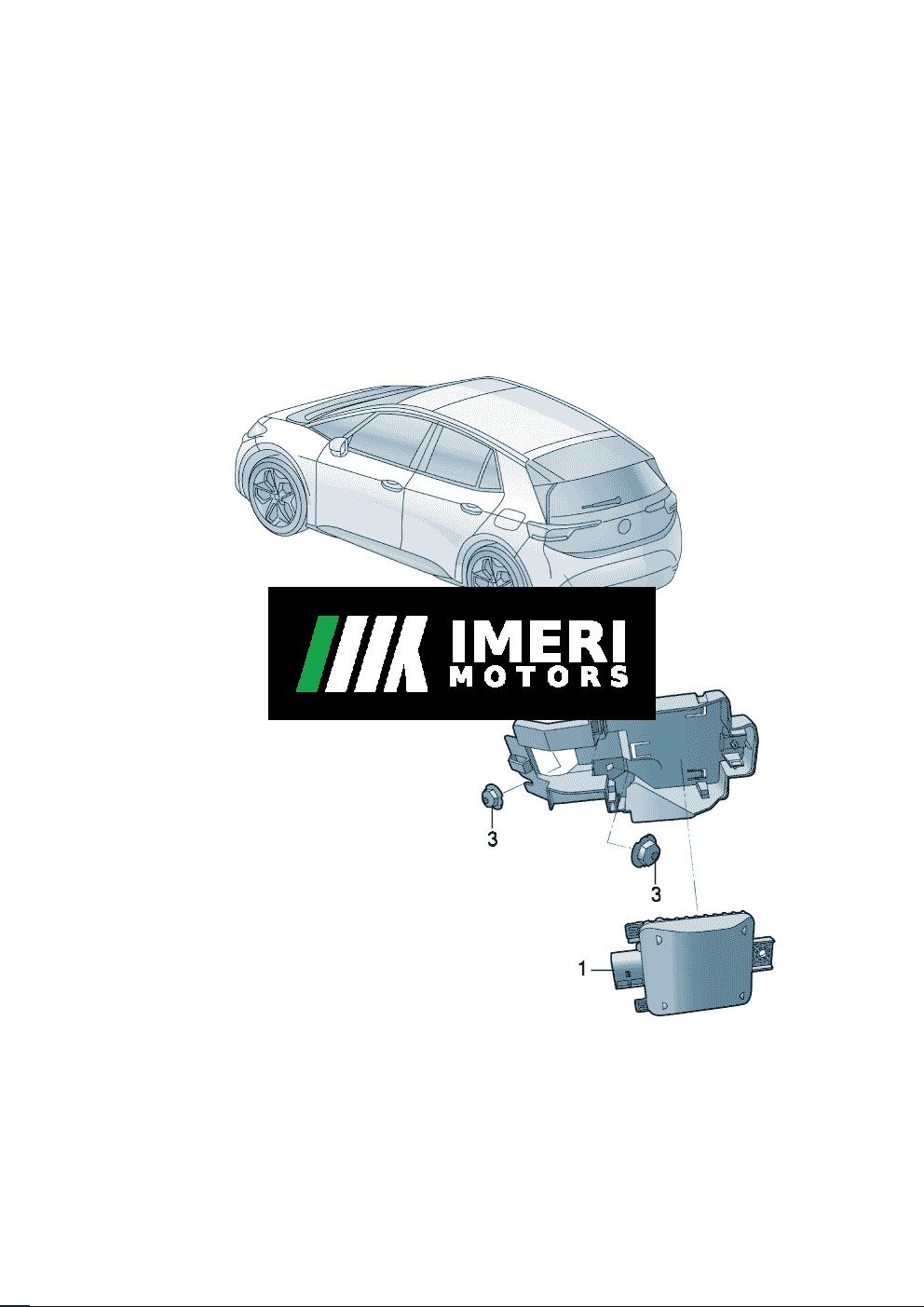 Blind Spot Control Unit - Volkswagen ID7
