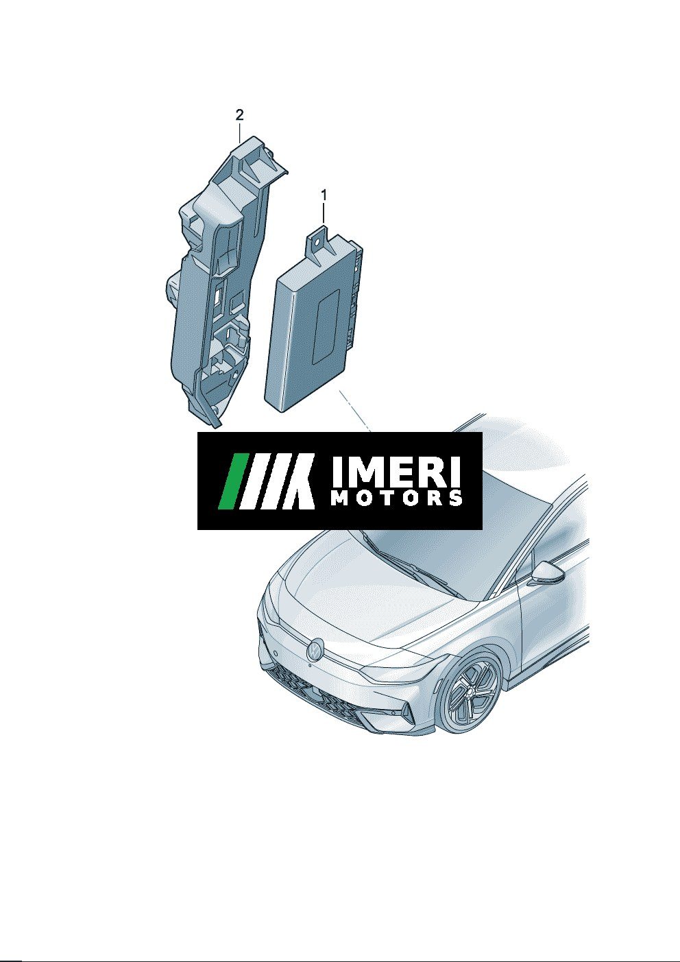 Electric Motor Control Unit - Volkswagen ID7