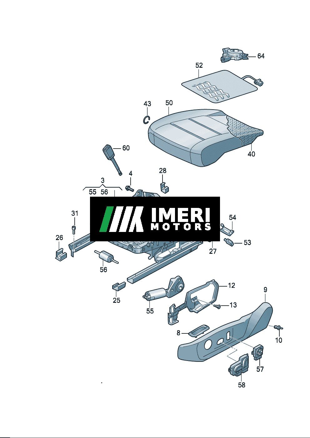 Electric Seat Bracket - Volkswagen ID7
