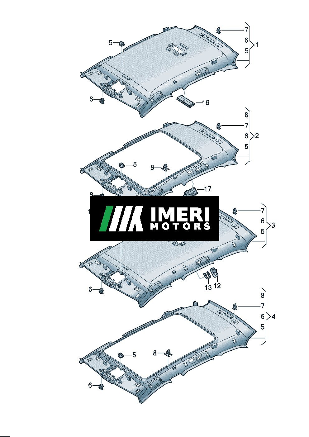 Roof Lining - Volkswagen ID7