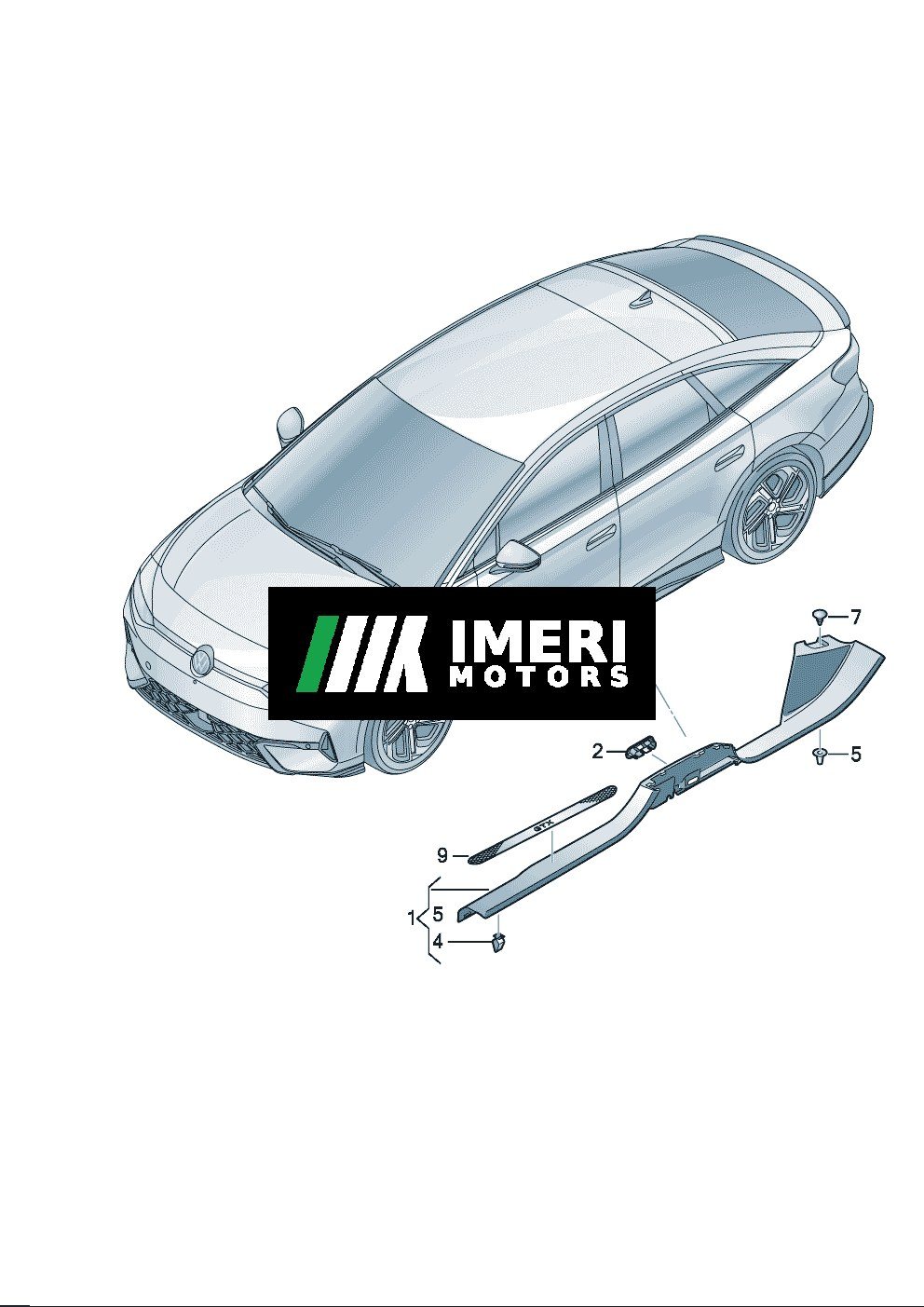 Door Sill Trim - Volkswagen ID7