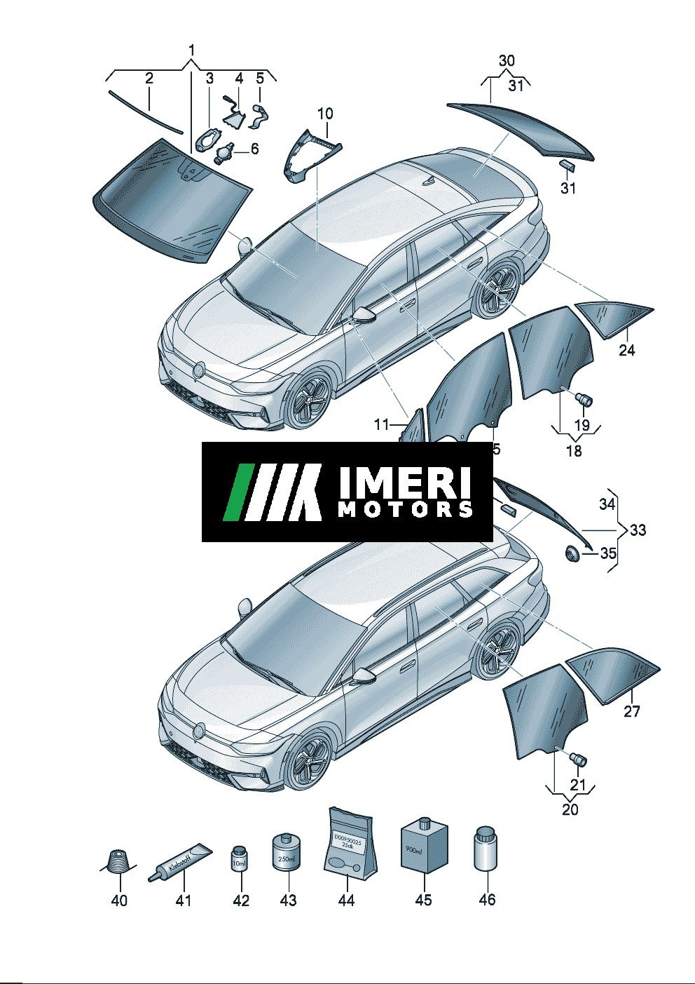 Windshield - Volkswagen ID7 - 1