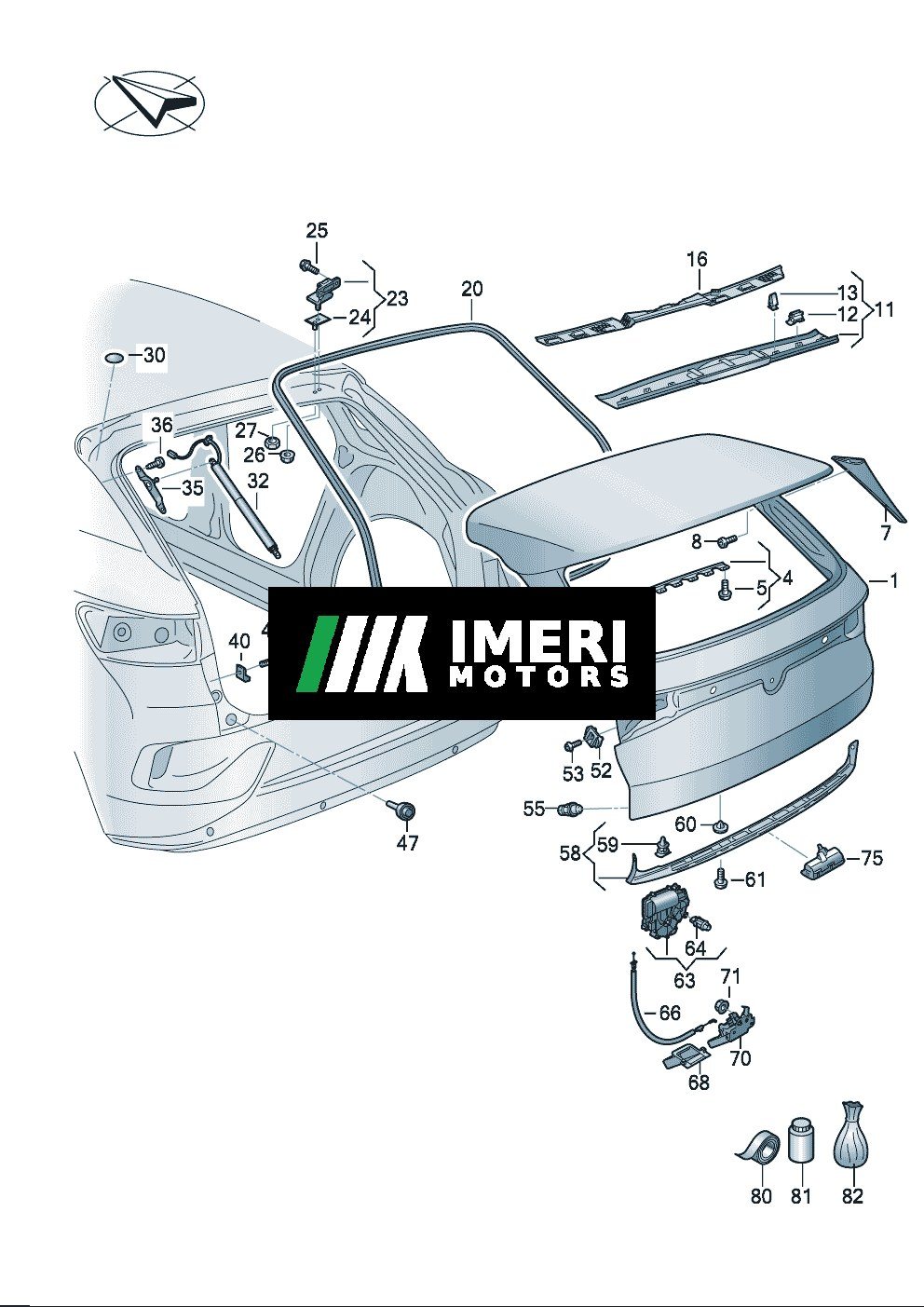 Rear Trunk Lid - Volkswagen ID7
