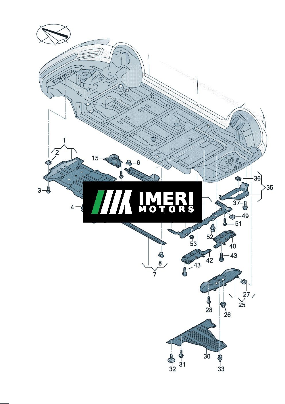 Underbody Trim Panel - Volkswagen ID7