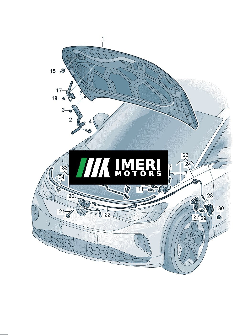 Front Hood - Volkswagen ID7