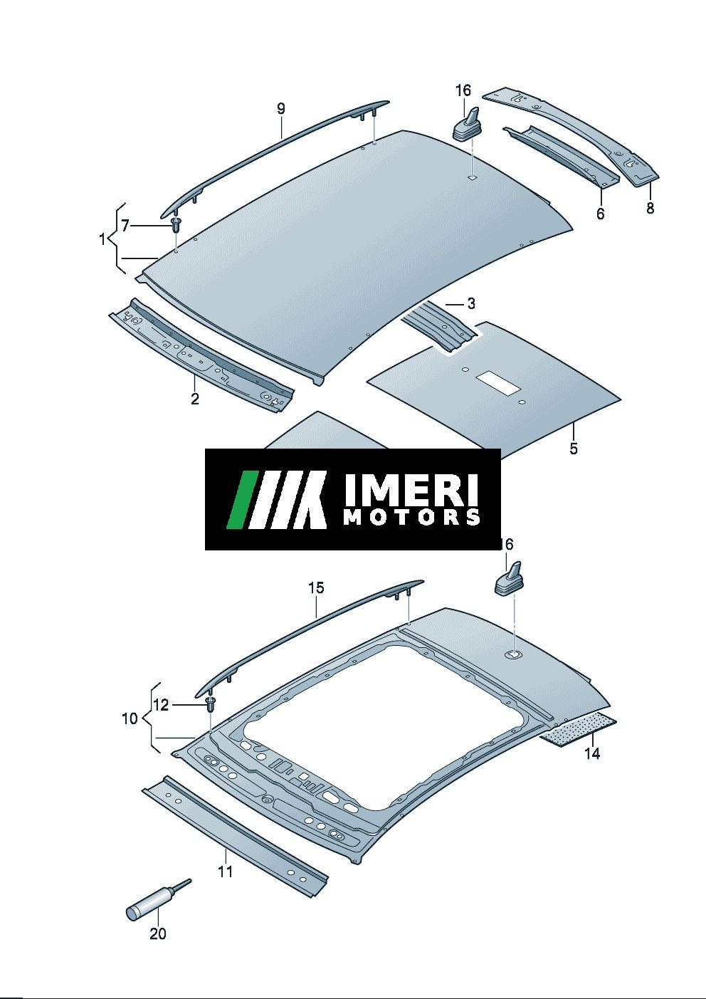 Roof Crossmember - Volkswagen ID7