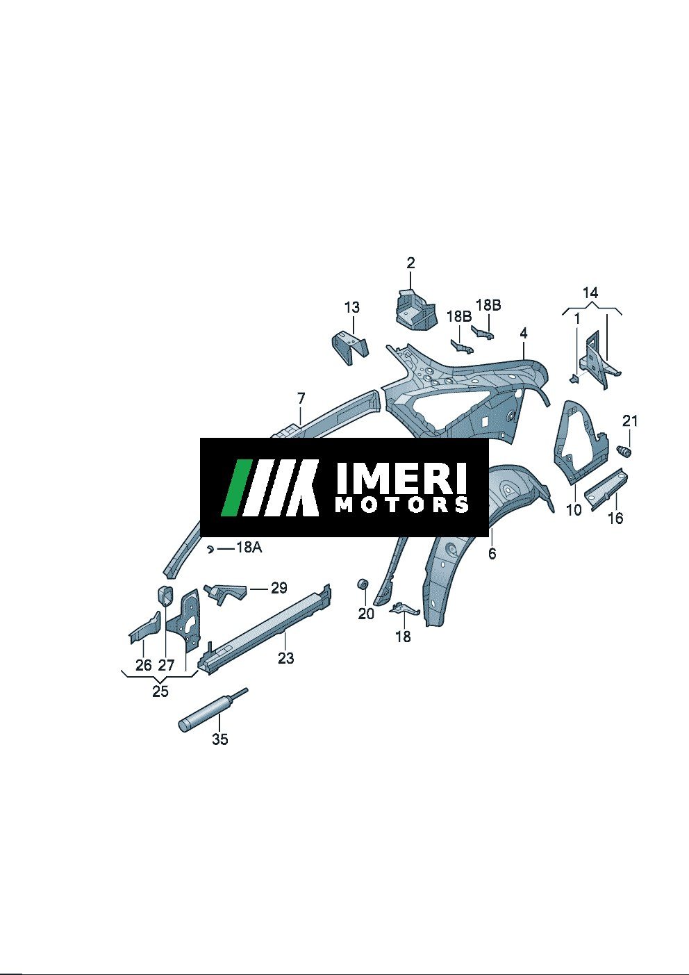 Hinge Reinforcement - Volkswagen ID7 - 2