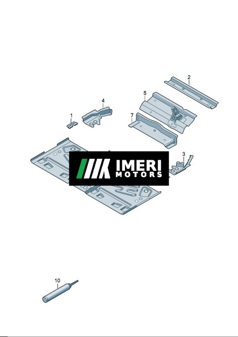 1EA802307 Lower Beam Reinforcement Volkswagen ID7