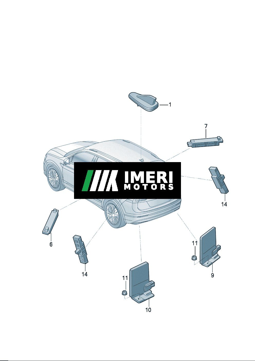 Roof Combination Antenna