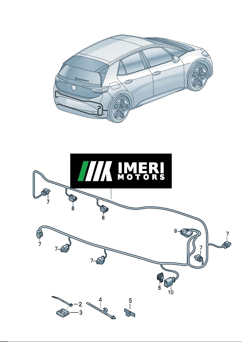Rear Bumper Wiring Harness
