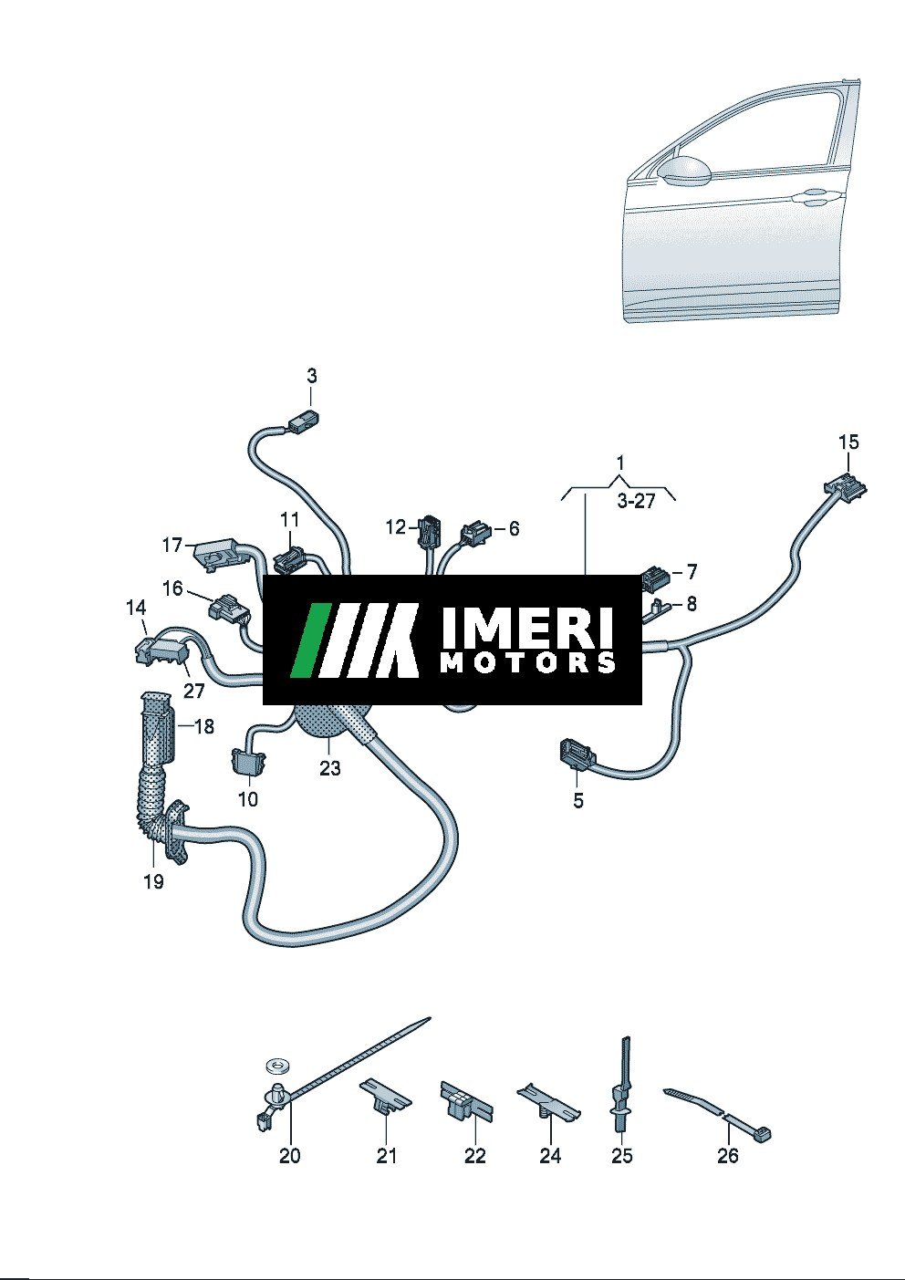 Door Wiring Harness - SAIC Volkswagen ID.3