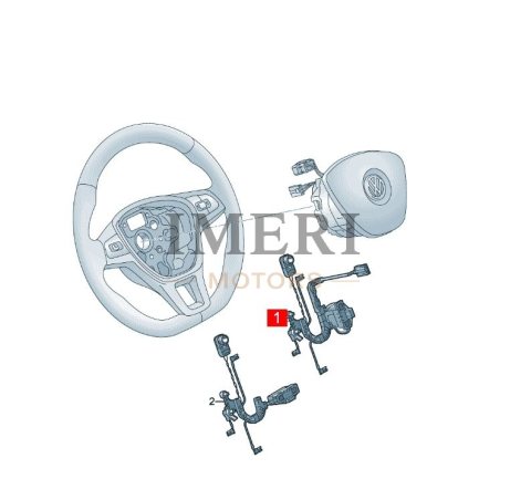 11D971584A Steering Wheel Airbag Wiring Harness SAIC Volkswagen ID.3