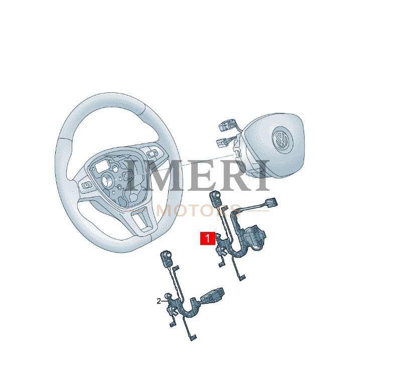 Steering Wheel Airbag Wiring Harness - SAIC Volkswagen ID.3