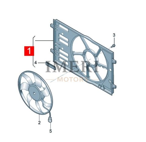1ED121205, 1ED959455AA Radiator SAIC Volkswagen ID.3