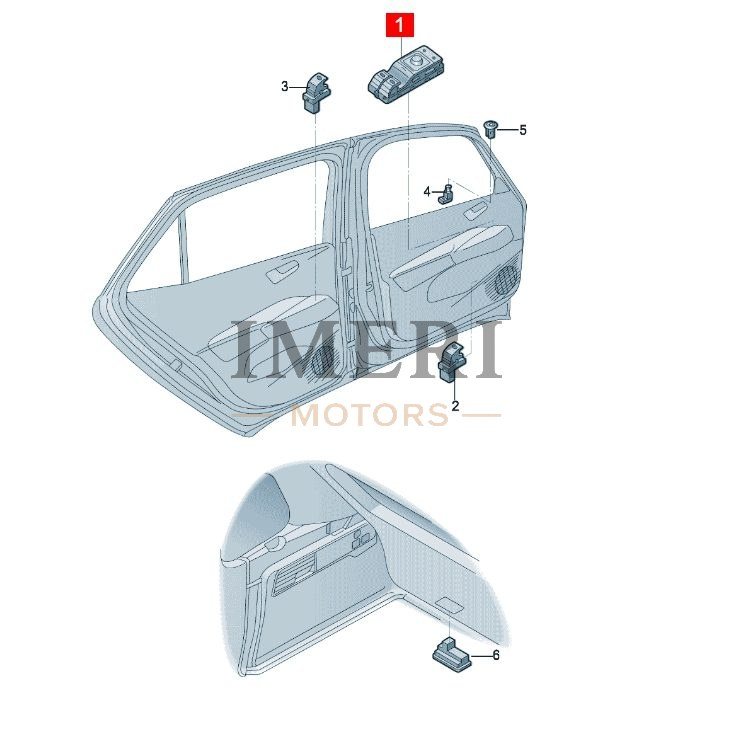 Electric Window Lifter Switch - SAIC Volkswagen ID.3