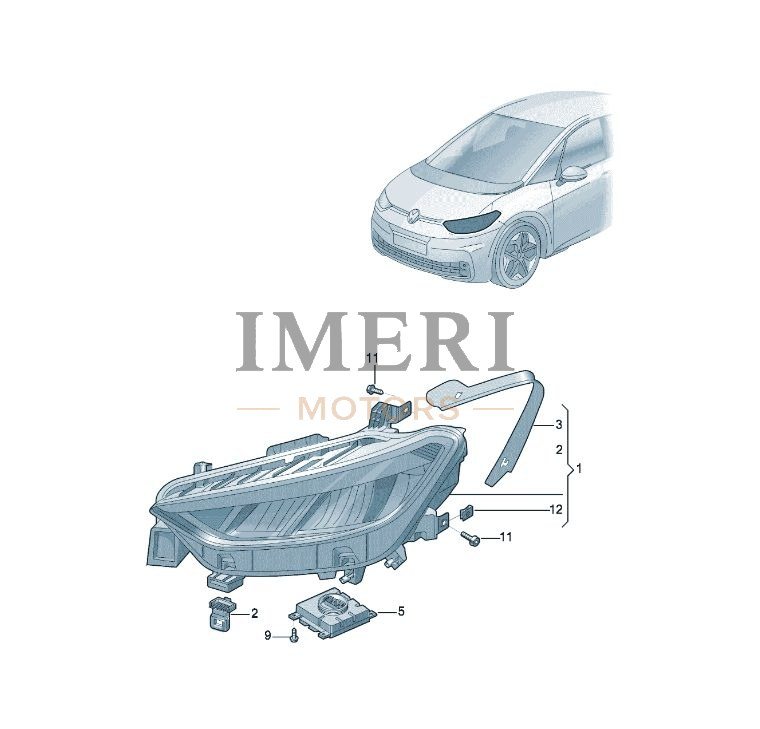 Front Headlamps - SAIC Volkswagen ID.3